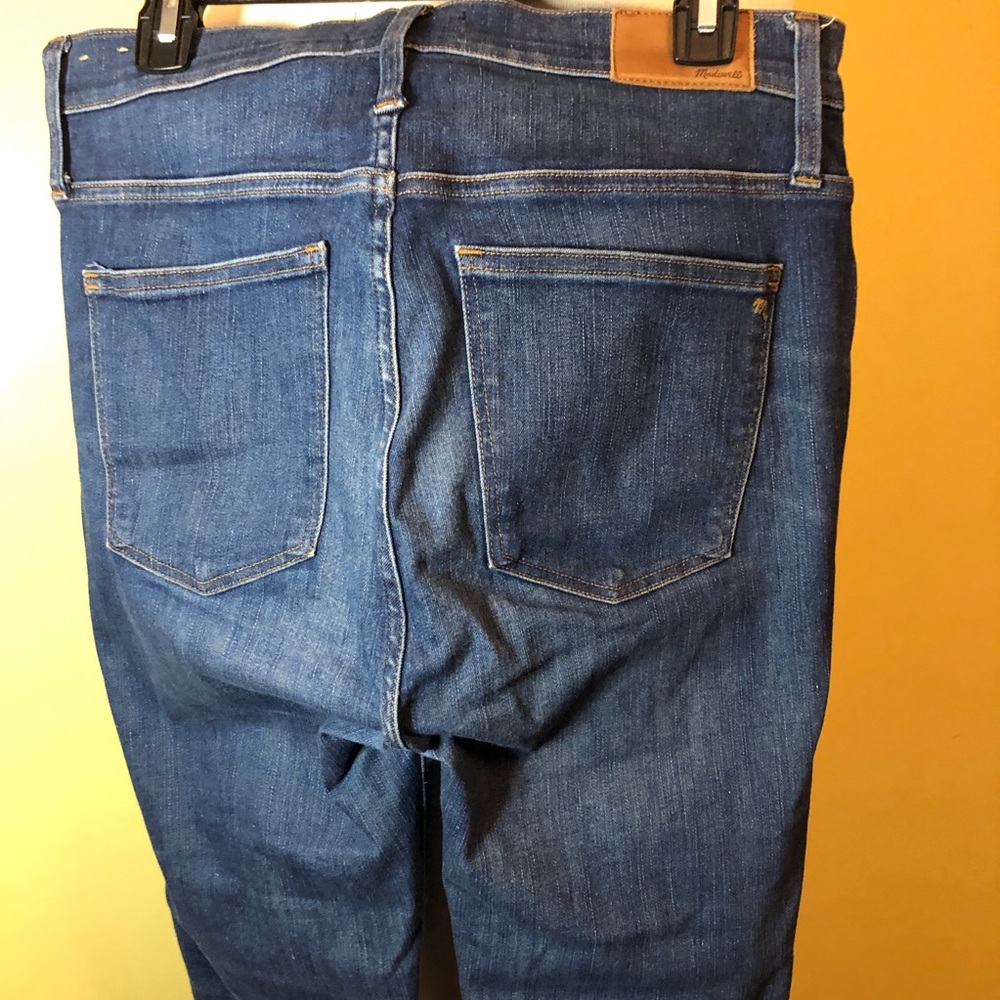 Madewell Skinny High Rise Blue Denim Jeans. Size 31 - Picture 6 of 10